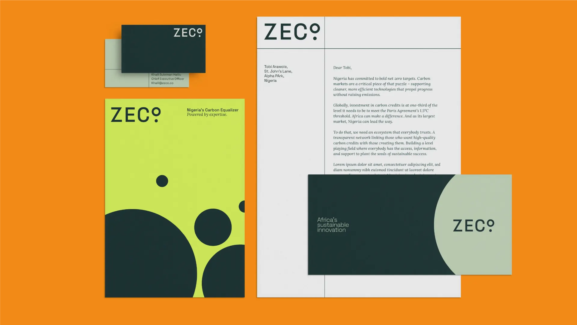 ZeCo brand identity design by 11North Studio