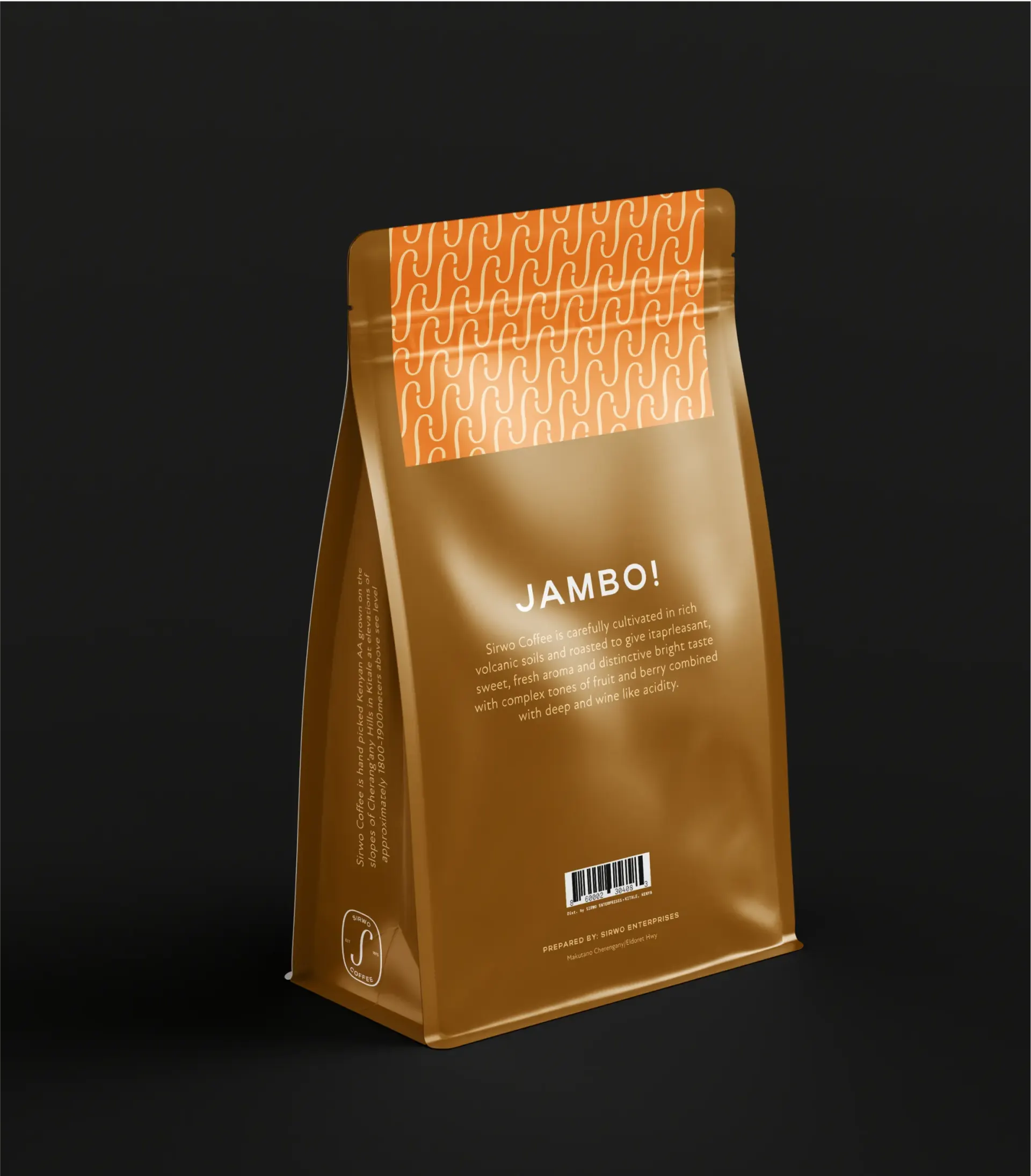 Sirwo Coffee brand identity design by 11North Studio